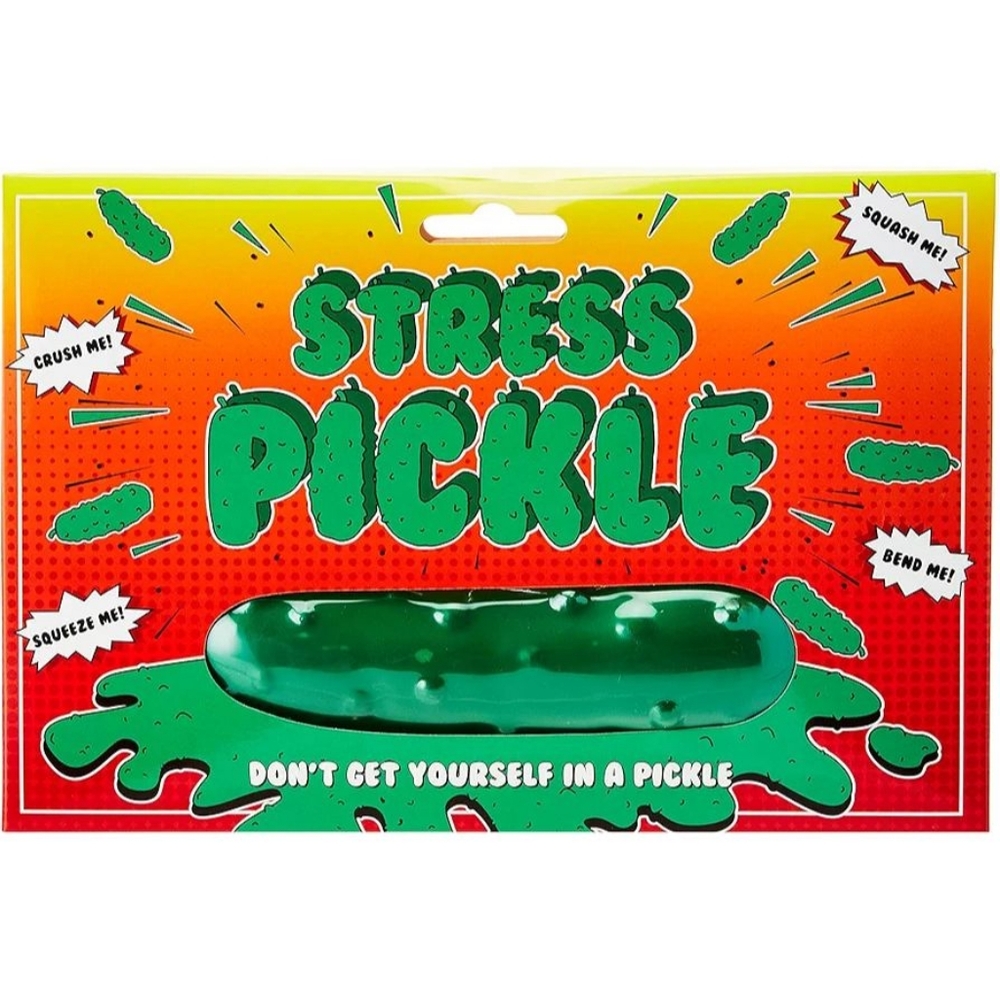 Stress Pickle Green Stress Reliever Toy by Gift Republic
